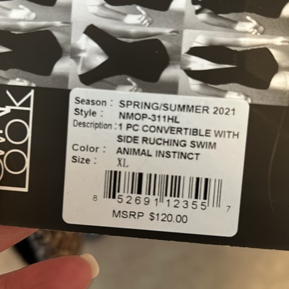 NWT Nicole Miller Swimsuit - Picture 7 of 8